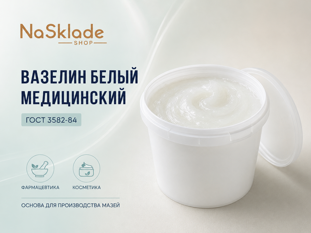 Вазелин Белый Медицинский ГОСТ 3582-84